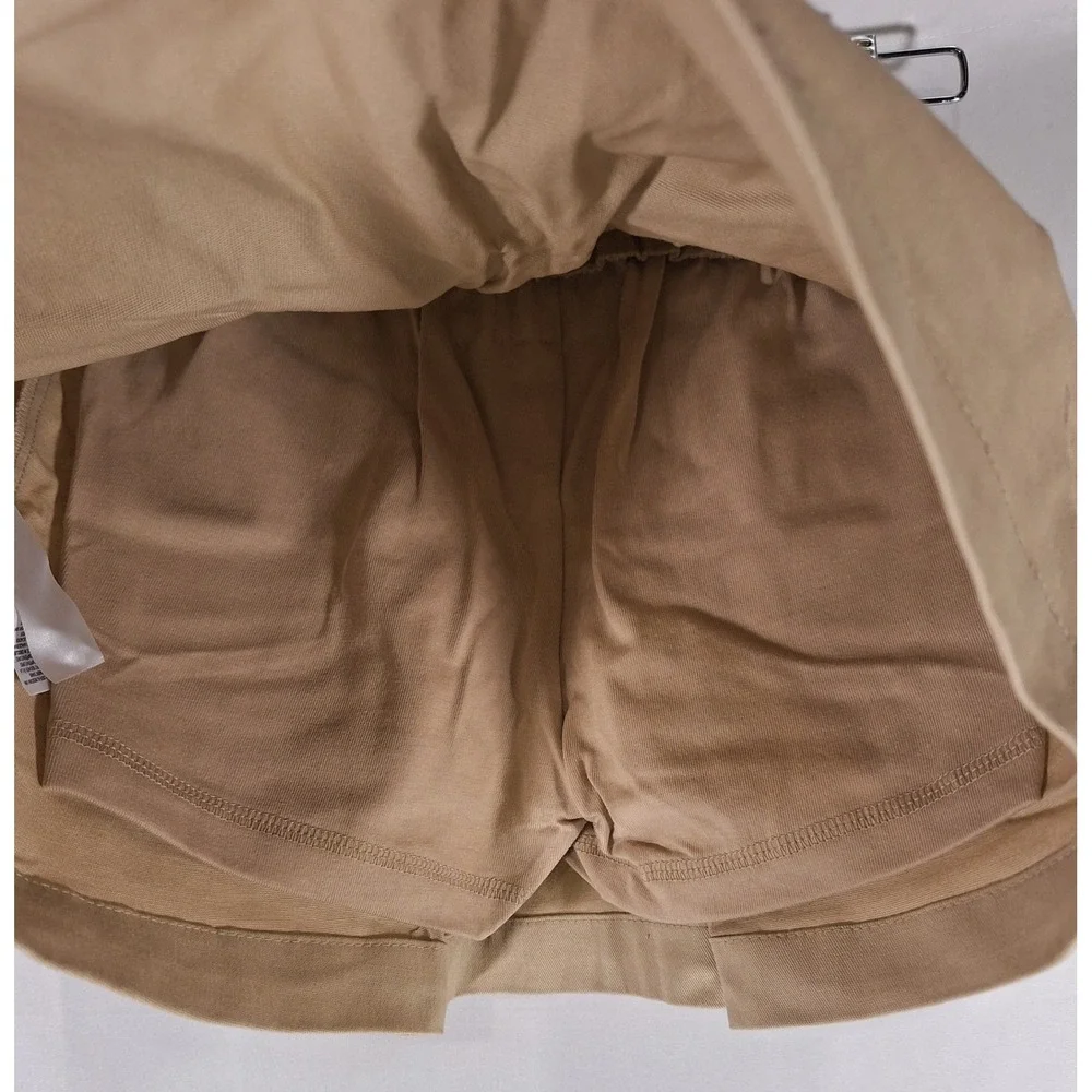 Old Navy Kids Khaki Skort with Double Button Detail Elastic Waist Size‎ 6 7